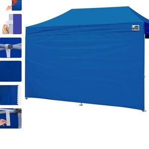 Blue Pop-Up Canopy Side Wall Panel